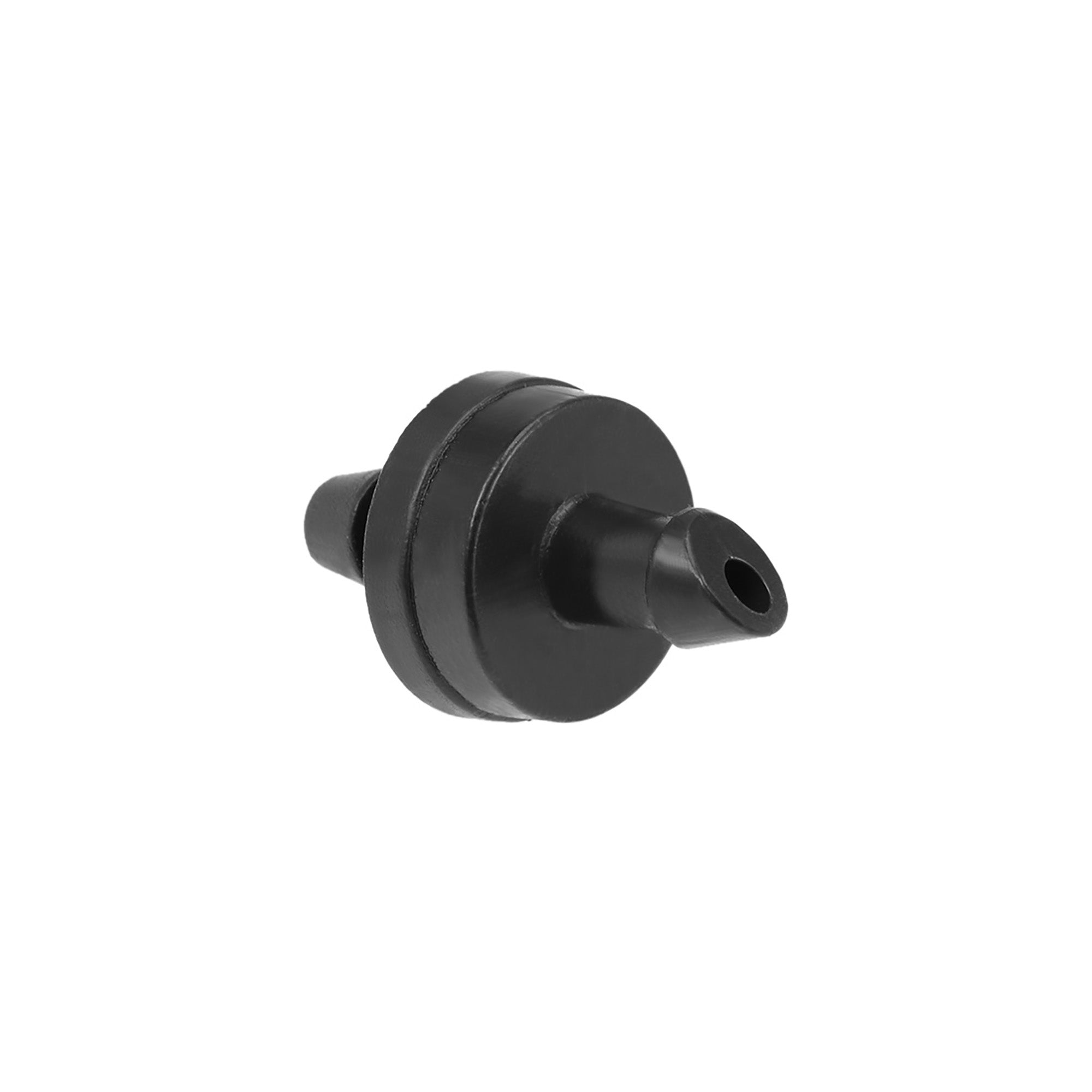 Pressure Compensating Dripper 2.6GPH 10L/H Emitter for Garden Lawn Drip Irrigation Barbed Hose Connector Black 25pcs