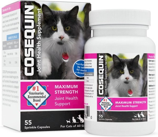 Nutramax Cosequin Hip and Joint with Glucosamine and Chondroitin Capsules Joint Supplement for Cats