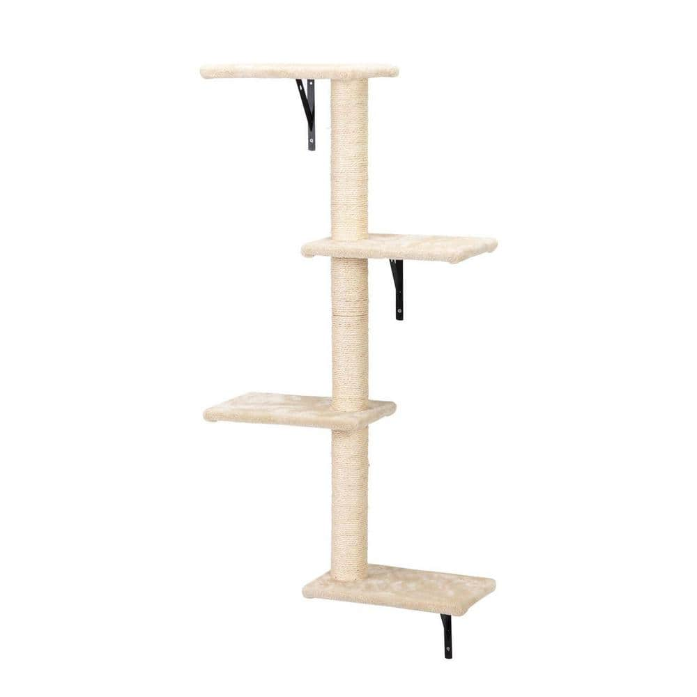 cenadinz Cat Wall Shelves and Perches Set; Multiple Cats Cat Tree Indoor Cats Wall for Sleeping Playing Climbing Cat Tree C-D0102H2XNYA