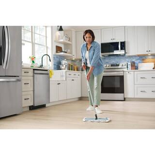 HDX 15 in. Microfiber Hardwood Wet-Dry Flat Mop Refill Pad 7019