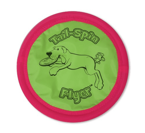 Booda Tail Spin Dog Flyer Toy， Medium