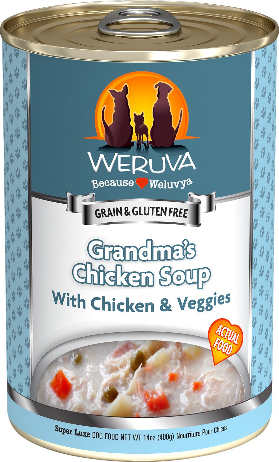 Weruva Grandma Chicken Soup With Chicken and Veggies Grain Free Wet Do