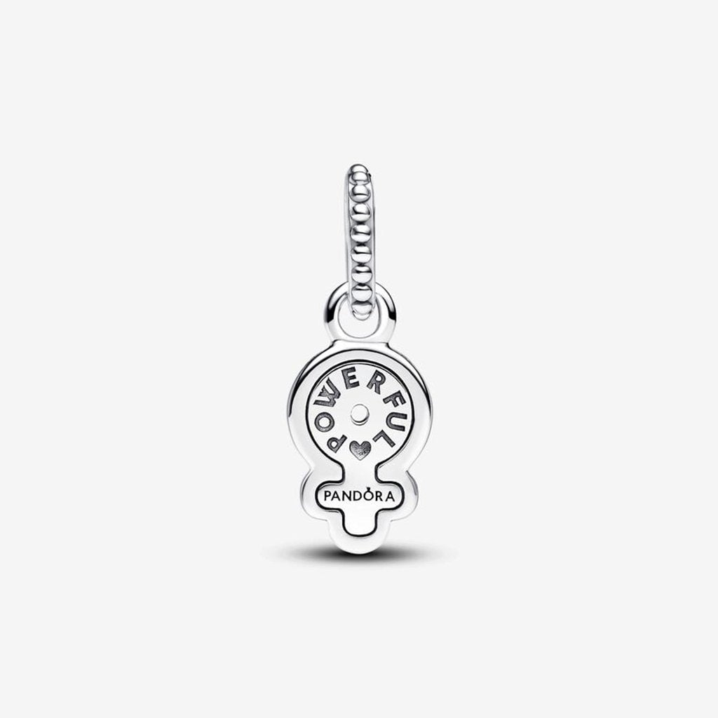 PANDORA  Powerful Women Opalescent Dangle Charm - Sterling Silver