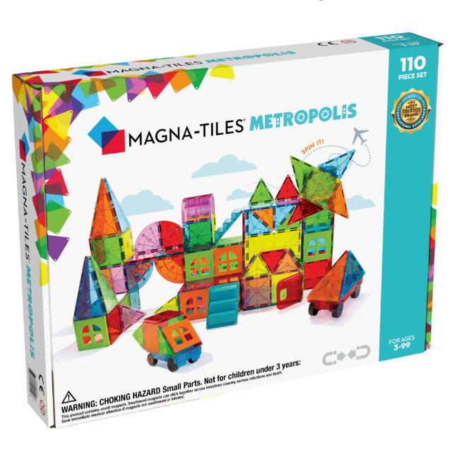 Metropolis 110 Piece Set by Magna-Tiles