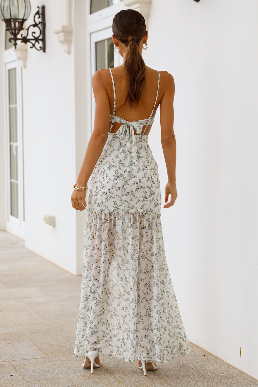 HELLO MOLLY Modern Ophelia Maxi Dress White