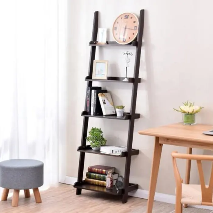 Factory Direct Supply Modern Solid Wood Library Bookshelf Large Space Book Shelves