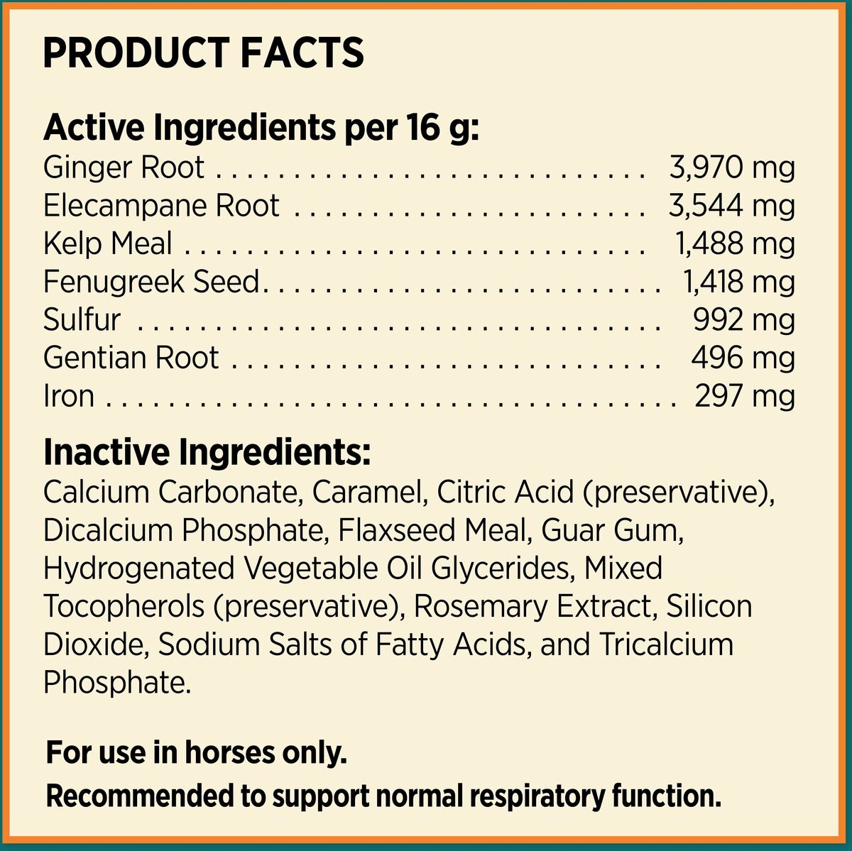 Farnam Cough Free Equine Respiratory Health Pellets Horse Supplement