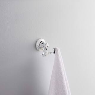 KOHLER Bancroft Double Robe Hook in Polished Chrome K-11414-CP