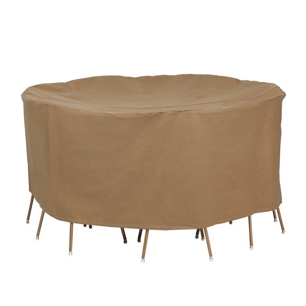 Essential Water resistant Round Patio Table amp Chair Set Cover