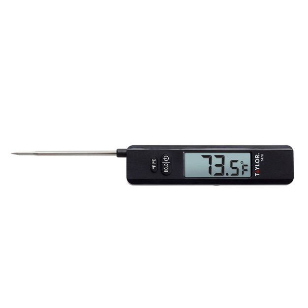 Taylor Compact Digital Folding Probe Kitchen Meat Cooking Thermometer