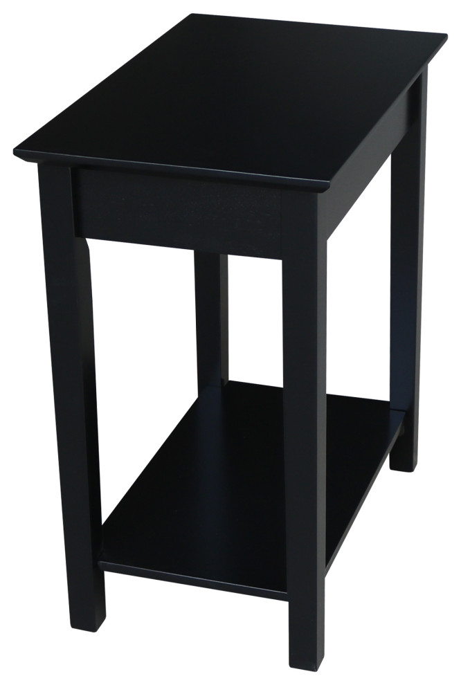 Narrow End Table   Transitional   Side Tables And End Tables   by International Concepts  Houzz