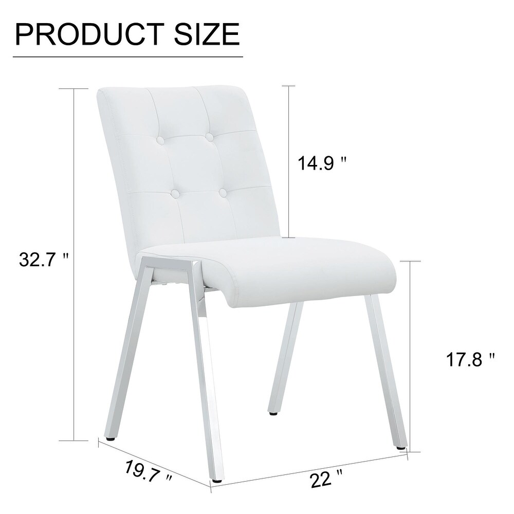 Table and chair set  rectangular  MDF trapezoidal support  armless high back dining chairs (1 table and 6 chairs)