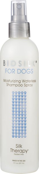 BioSilk Therapy Deep Moisture Waterless Dog Shampoo Spray， 8-oz bottle