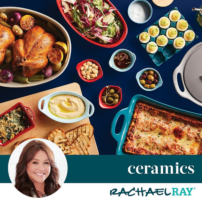 Rachael Ray Ceramics 2-pc. Oval Au Gratin Set