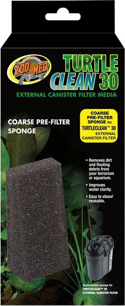 Zoo Med Turtleclean 30 Filter Coarse Pre-Filter Sponge