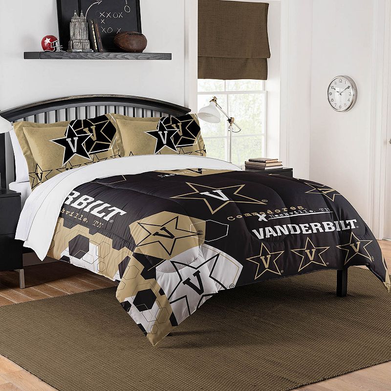 The Northwest Vanderbilt Commodores Full/Queen Comforter Set with Shams