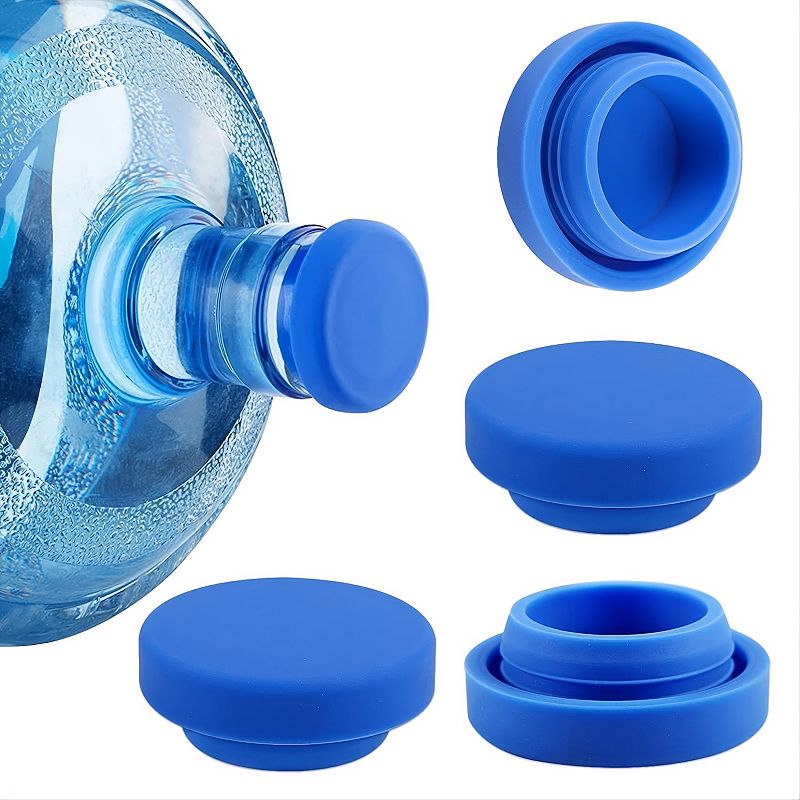 Department Store 1 Pack 5 Gallon Water Jug Cap Reusable; Non-Spill 55mm/2.17in Water Bottle Caps; Silicone Replacement Cap Lids Anti Splash