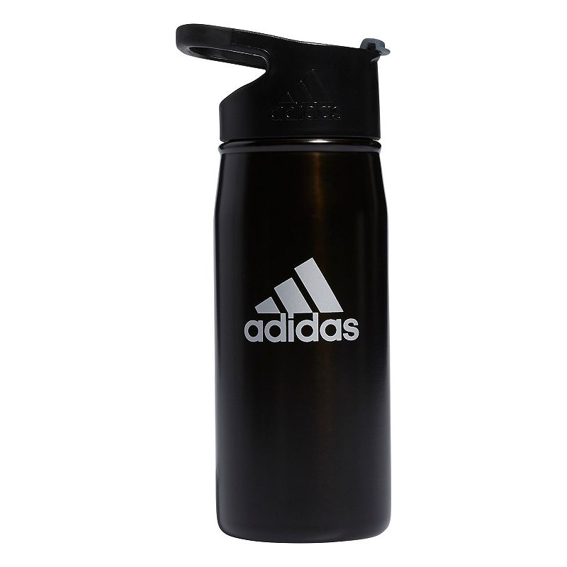 adidas 16-oz. Steel Flip Metal Water Bottle