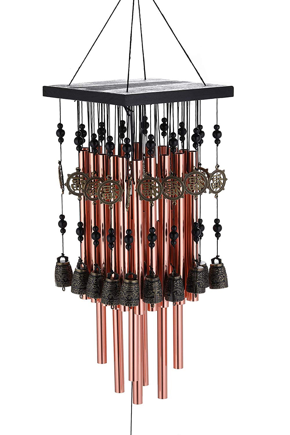 Metal Tube Large Wind Chime with Copper Bell