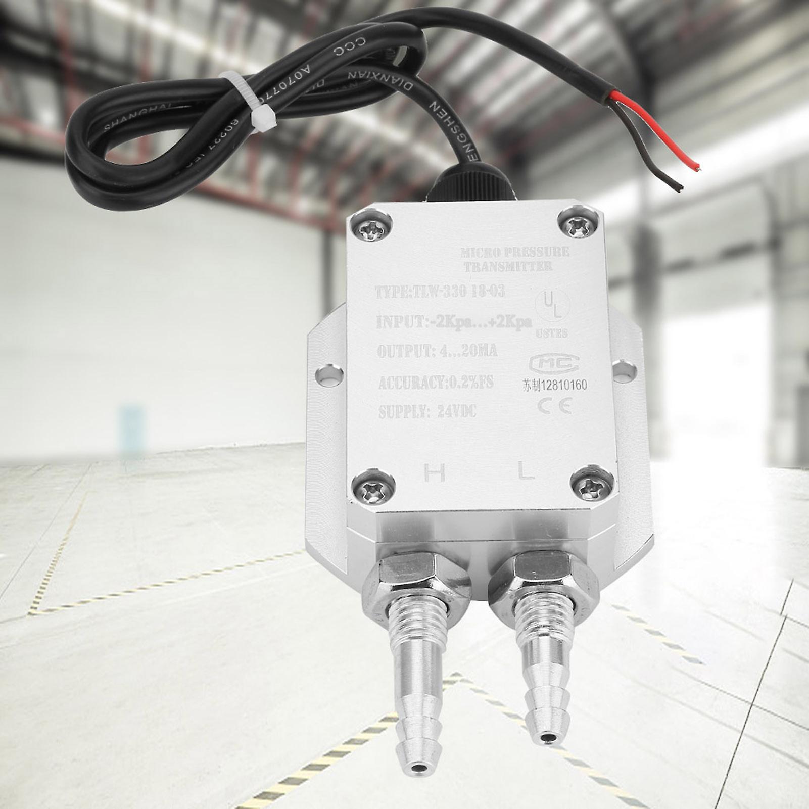 4-20ma Micro Pressure Differential Sensor Transmitter For Medical Treatment， Clean Room， Boiler， Dust Collector， And Power Plant[-2kpa~+2kpa]