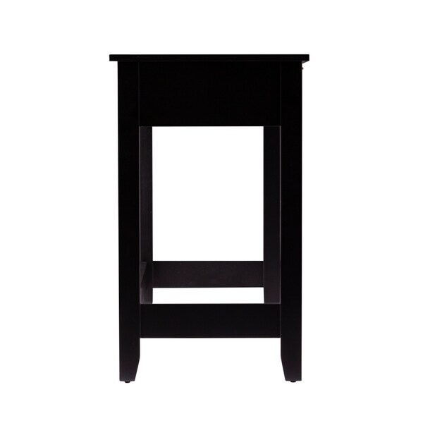 SEI Furniture Chekshire Black Storage Console