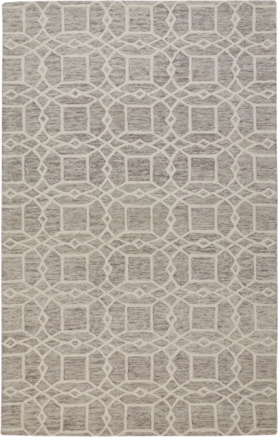 Veran Gray and Ivory Rug by BD Fine