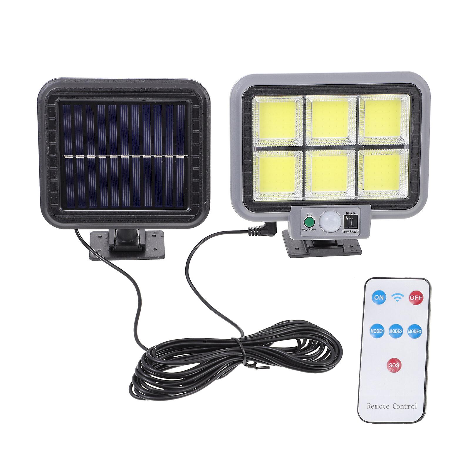 1 Set Of Split Solar Wall Lamp Induction Garden Lamp Outdoor Waterproof Lamp