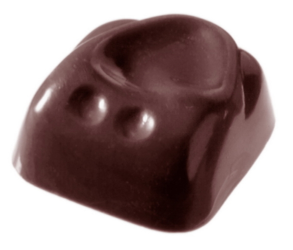 Chocolate World CW2064 Chocolate mould square push...