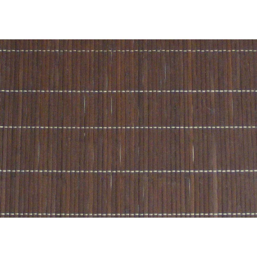 Backyard X-Scapes 4 ft. x 50 ft. Tatami Bamboo Wall Paneling Chocolate 69-TCH11