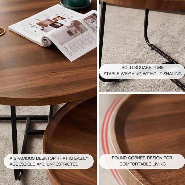 Nesting Coffee Table 31.4in+23.6in