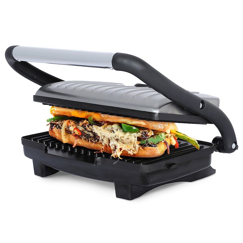 Brentwood Select TS-611 Compact Non-Stick Panini Grill and Sandwich Maker