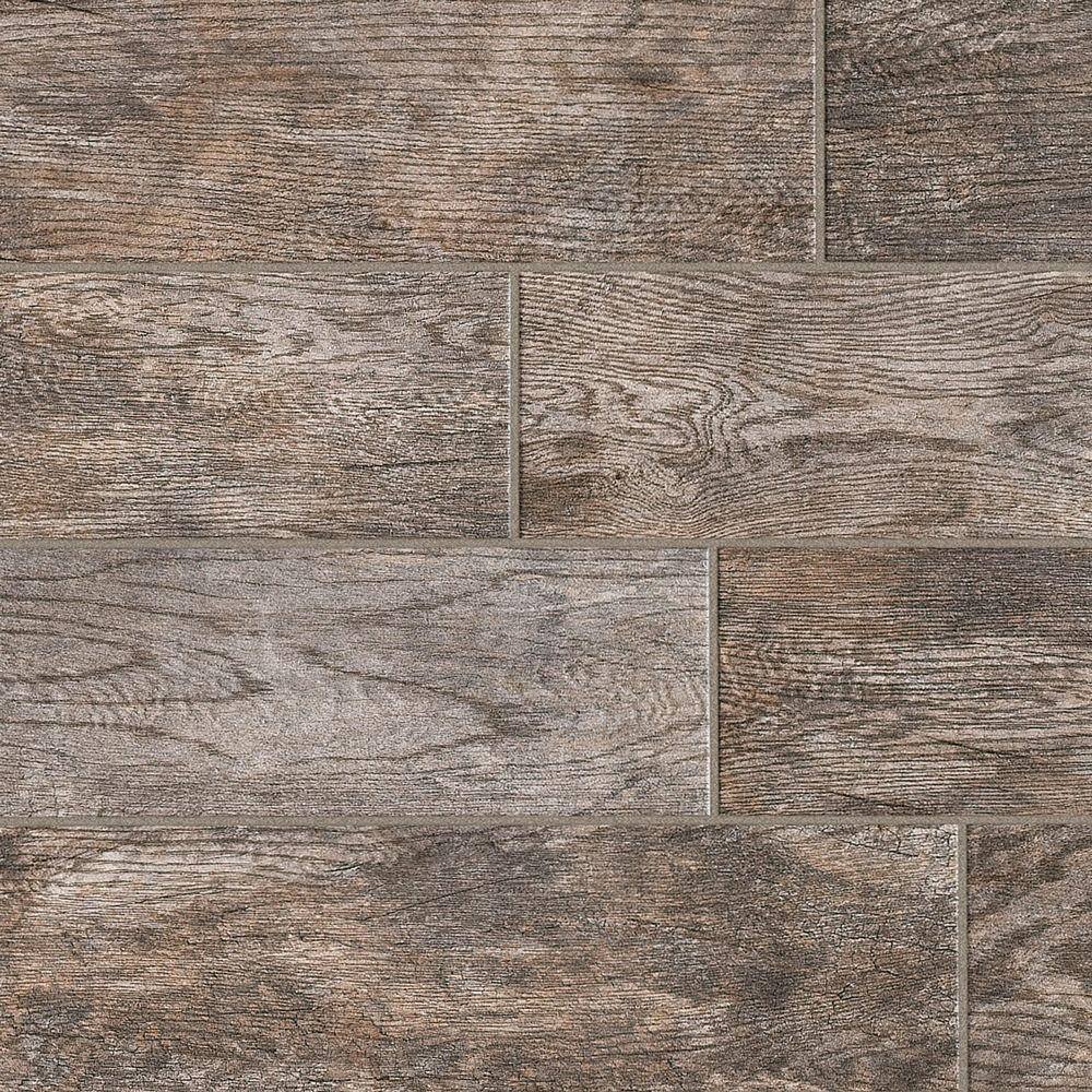 Marazzi Montagna Rustic Bay 6 in. x 24 in. Glazed Porcelain Floor and Wall Tile (14.53 sq. ft.  case) ULM8