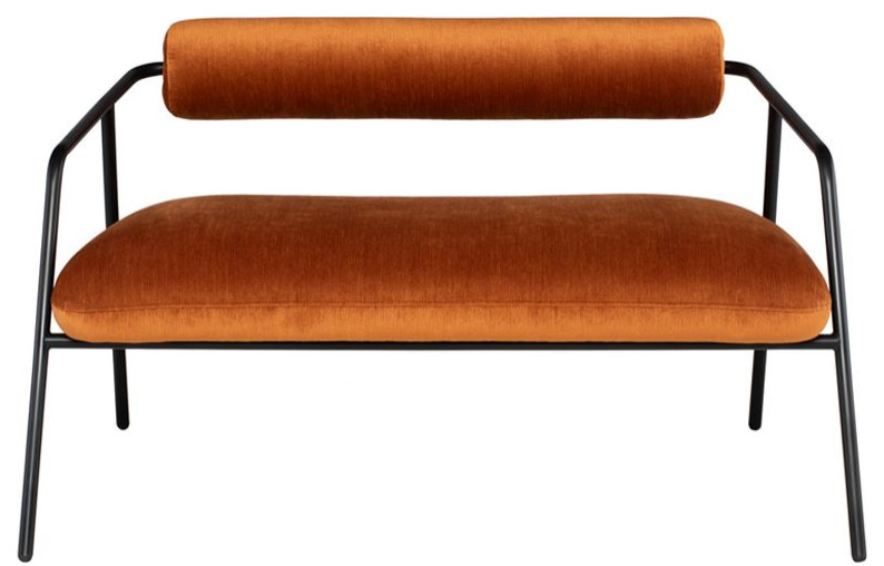 Nuevo Furniture Cyrus Double Seat Sofa   Midcentury   Sofas   by Unlimited Furniture Group  Houzz