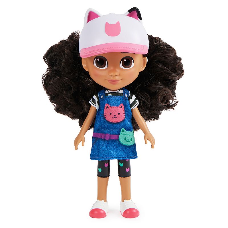 Spin Master Gabby's Dollhouse 8-inch Gabby Girl Doll (Travel Edition) with Accessories