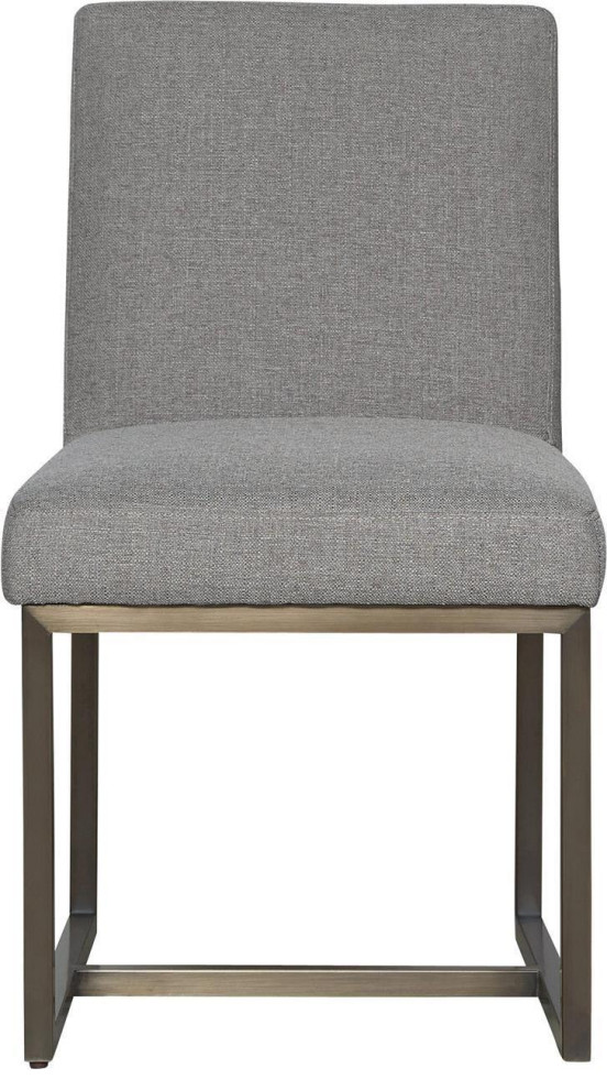 Side Chair UNIVERSAL Quartz Crystal Metal   Transitional   Dining Chairs   by EuroLuxHome  Houzz