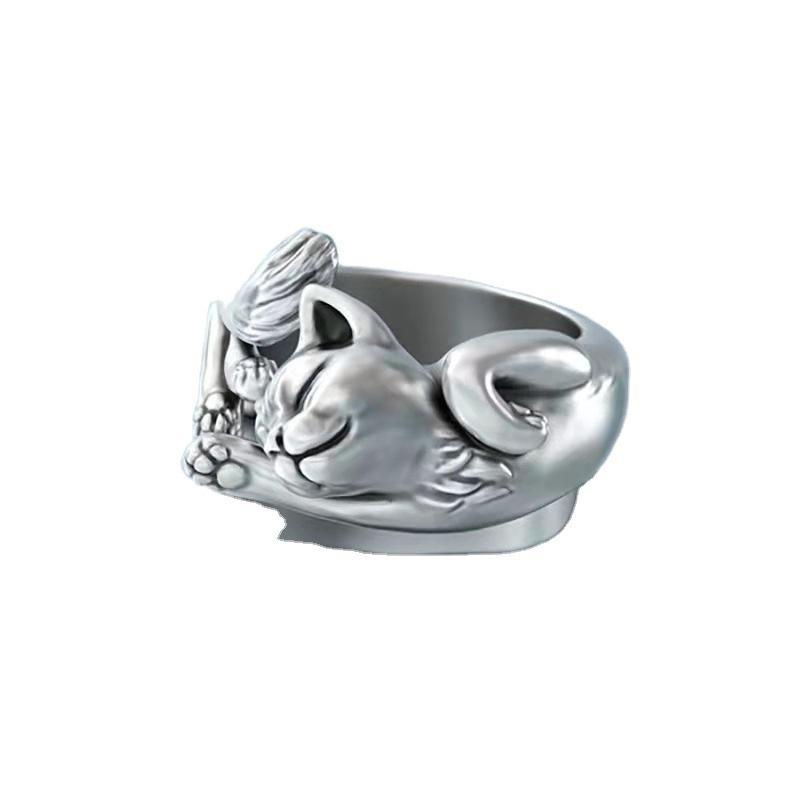 Cat Lovers Cat Ring