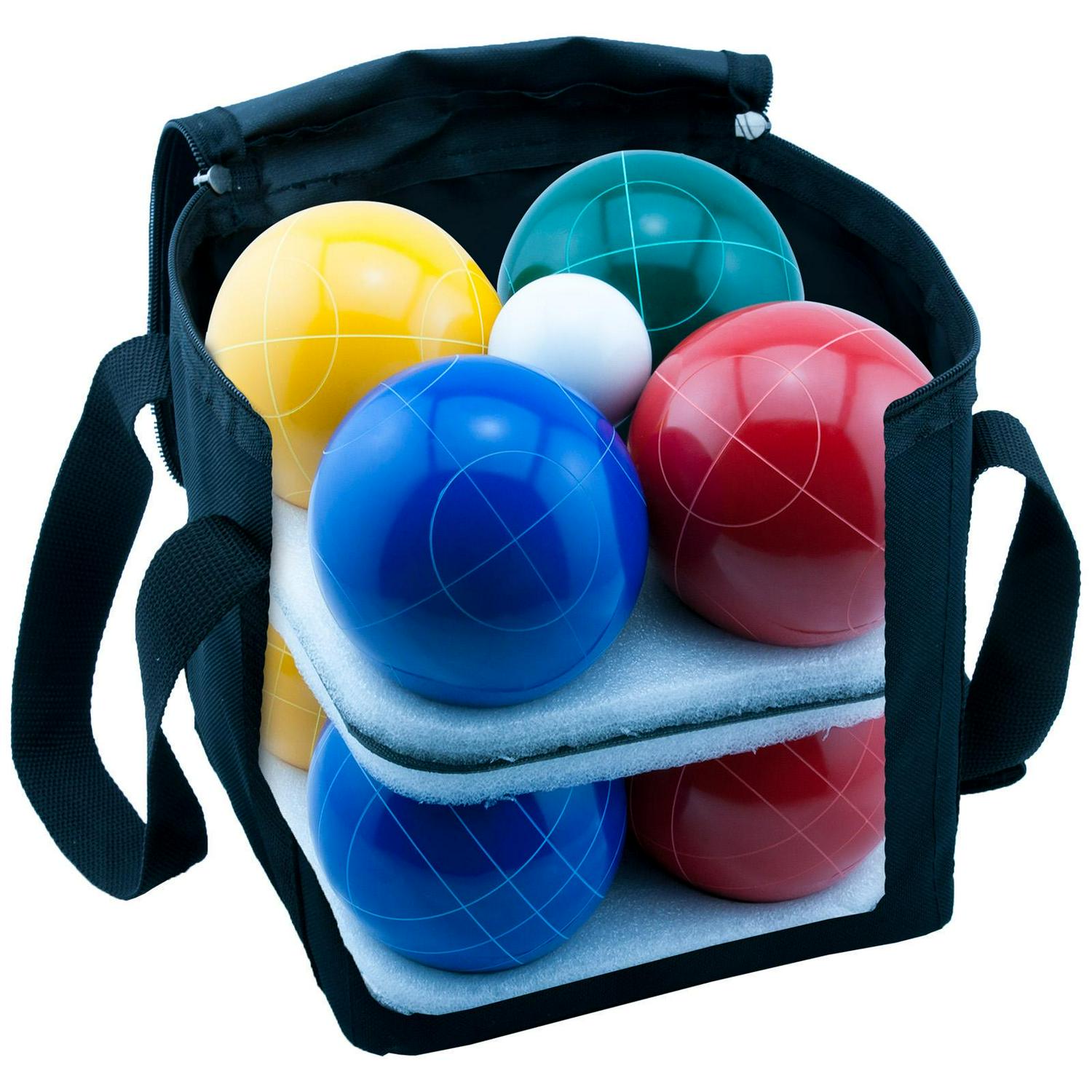 Park and Sun Sports Bocce Elite Pro 109mm Set with Deluxe Carrying Bag | BB-109E