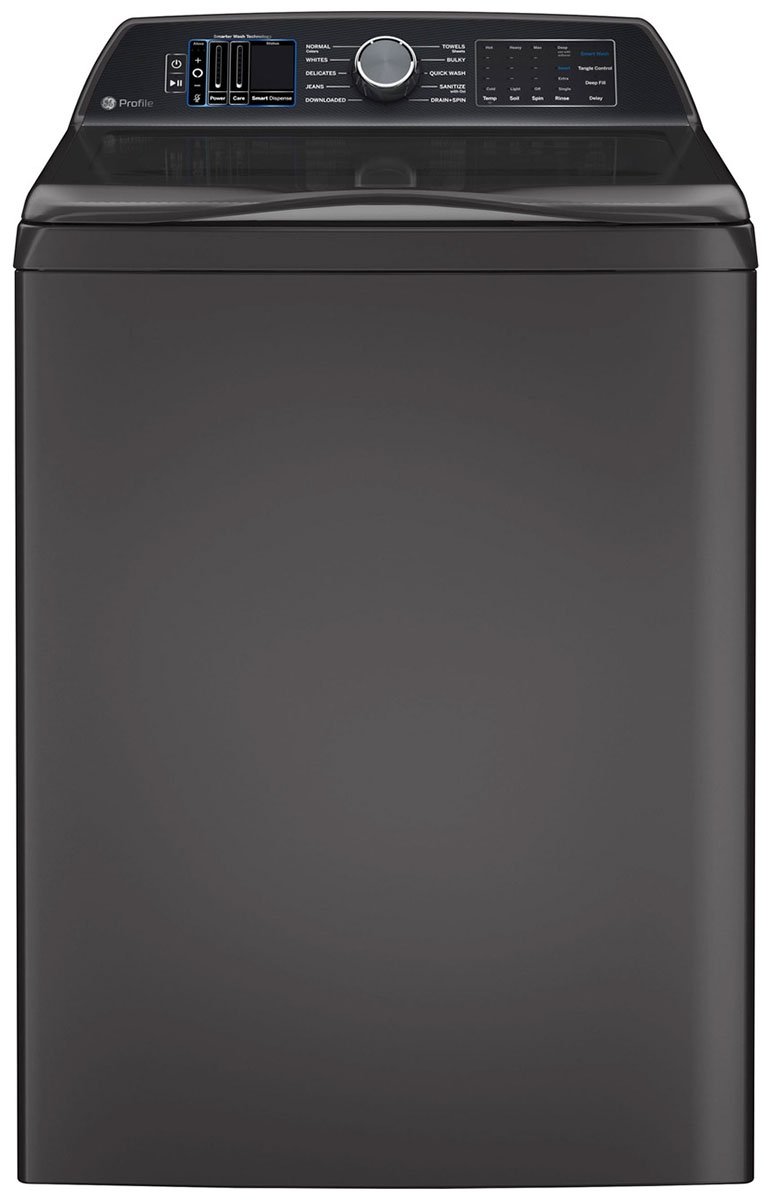 GE Profile 5.4 Cu. Ft. Diamond Gray Washer With Smarter Wash Technology And FlexDispense