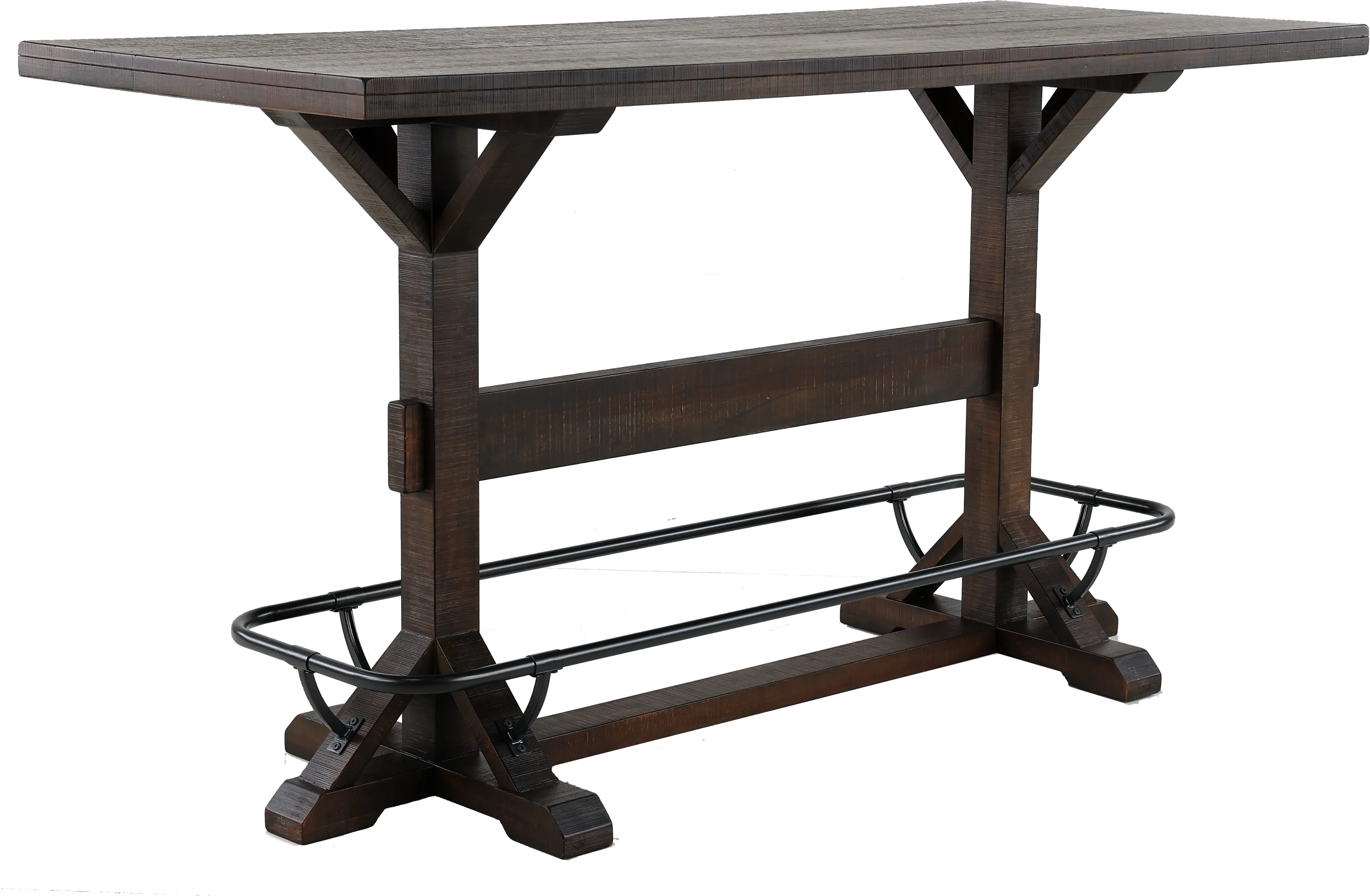 Homestead Dark Brown Pub Table