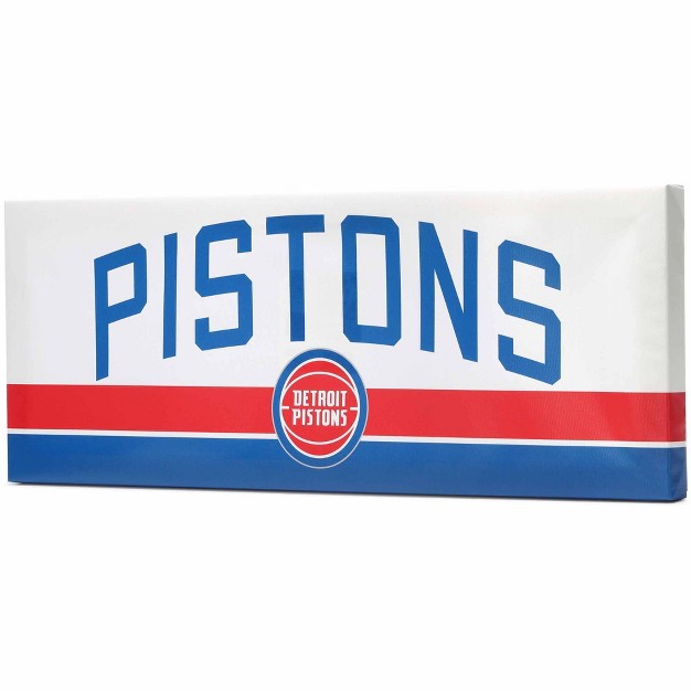 Nba Detroit Pistons Tradition Canvas Wall Sign