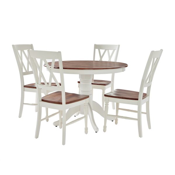 Shelby 5Pc Round Dining Set