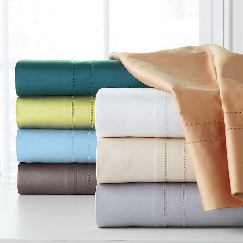 Pointehaven 4-piece 620 Thread Count Cotton Sheet Set