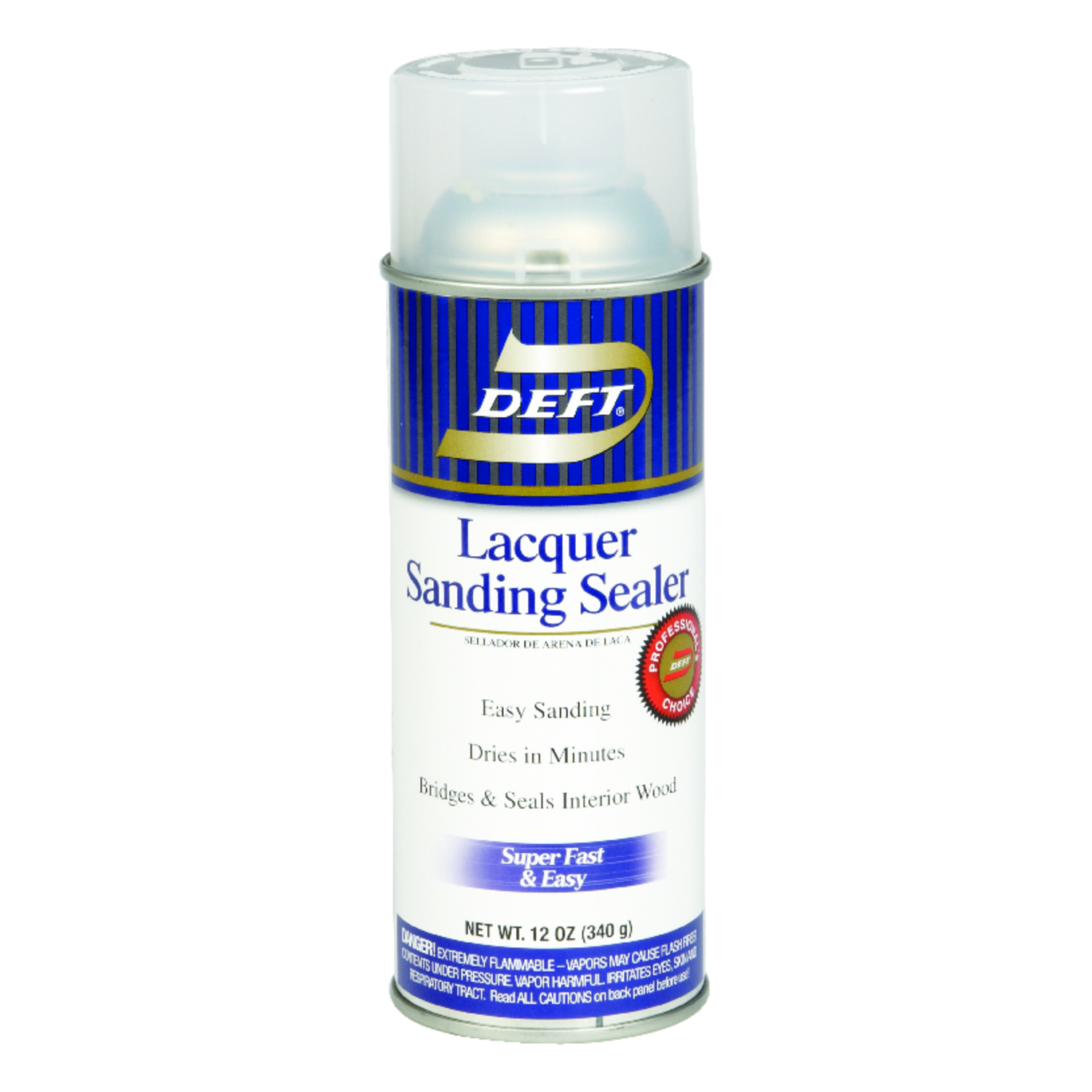 Deft Smooth Clear Oil-Based Lacquer Sanding Sealer 12 oz