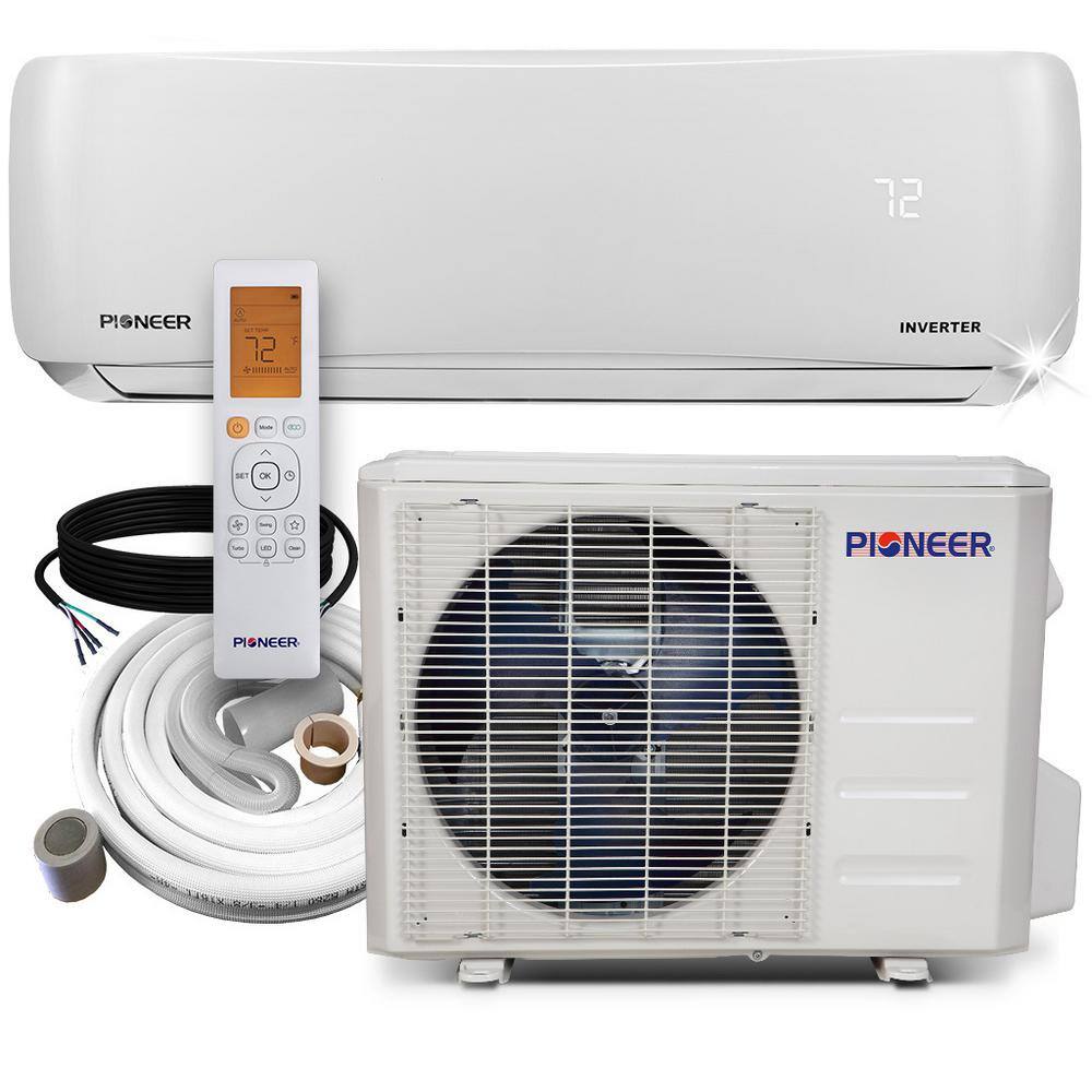 Pioneer 9000 BTU 34 Ton 20.5 SEER Ductless Mini Split Air Conditioner Heat Pump Variable Speed DC Inverter+ System 110120V WYS009AMFI20RL-16