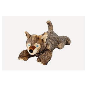 Fluff and Tuff Lobo Wolf Pup 20 Plush Dog Toy