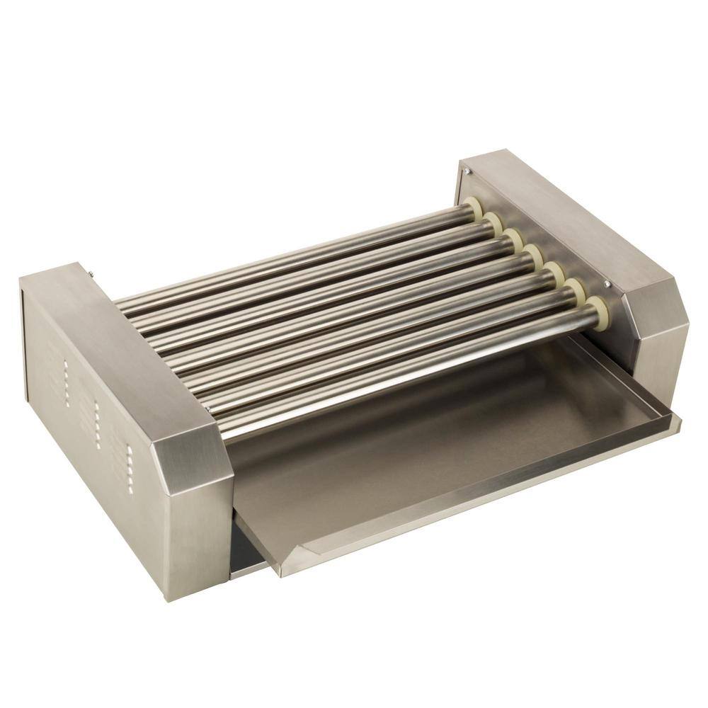 Funtime 187 sq. in. Stainless Steel Hot Dog Roller Grill RDB18SS