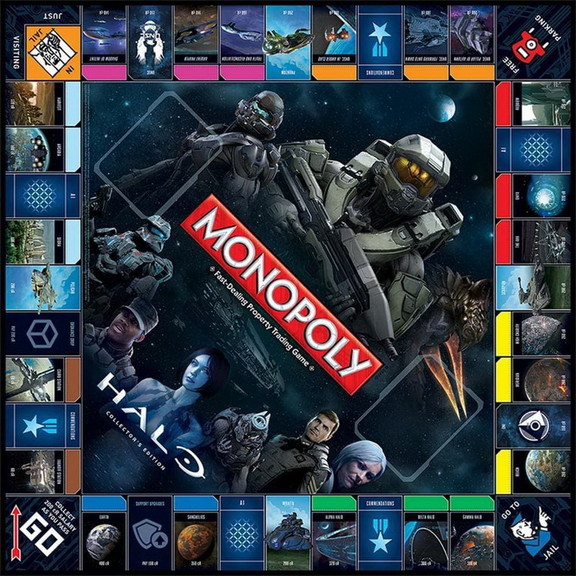 USAopoly Halo Monopoly Board Game