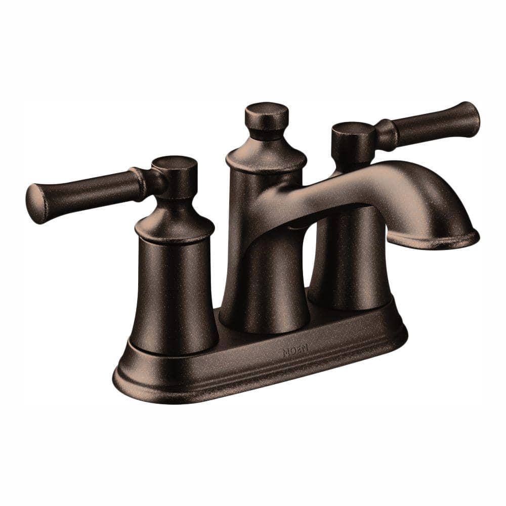 MOEN Dartmoor 4 in Centerset 2Handle Bathroom Faucet in Oil Rubbed Bronze