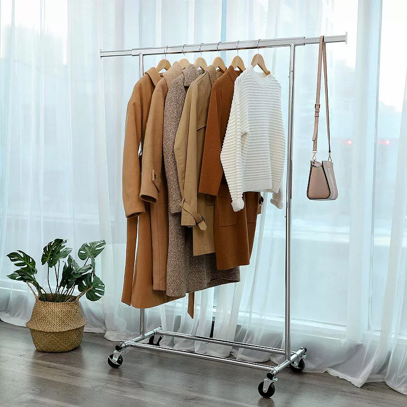 Clothes Rack with Shelf