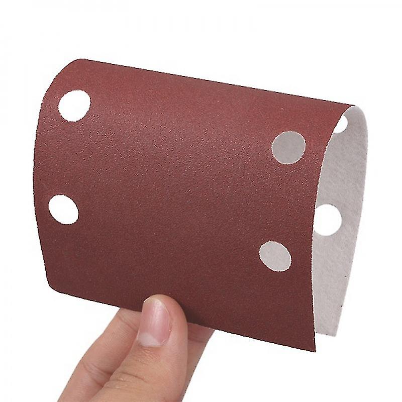 30 Pcs Sanding Pads， Sanding Paper Hook And Loop Sand Sheet 95x185mm Punched 8 Holes Grits 80/120/1